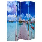 vidaXL Kamerscherm inklapbaar strand 160x170 cm, Huis en Inrichting, Verzenden, Nieuw
