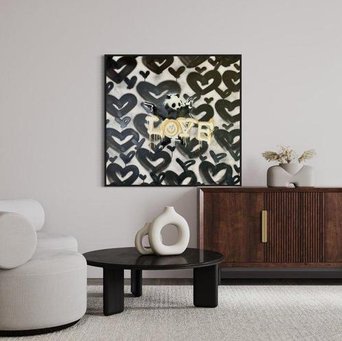 Timo Wedell (1994) - Oreo Panda Like Banksy - XL · No, Antiek en Kunst, Kunst | Schilderijen | Modern