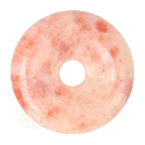 Zonnesteen donut hanger Nr 7 - Ø 4 cm, Handtassen en Accessoires, Edelstenen, Nieuw, Verzenden