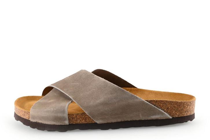 Manfield slippers in maat 41 Grijs | 5% korting, Kleding | Heren, Schoenen, Overige kleuren, Zo goed als nieuw, Slippers, Verzenden