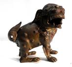 Figurine - Leone guardiano (Foo Dog) - Bronze