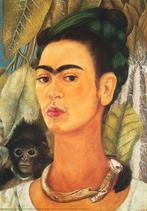 Frida Kahlo - Autorretrato con Mono Tití - Tamaño grande