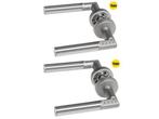 Veiling - 2x Yale deurkruk met cijferslot DIN Links (elektro, Nieuw