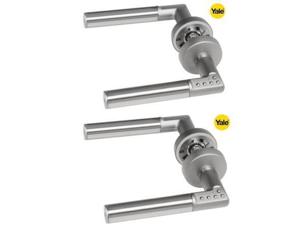 Veiling - 2x Yale deurkruk met cijferslot DIN Links (elektro, Doe-het-zelf en Bouw, Hang- en Sluitwerk