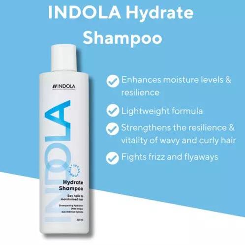 Indola Hydrate Shampoo, Handtassen en Accessoires, Uiterlijk | Haarverzorging, Nieuw, Verzenden