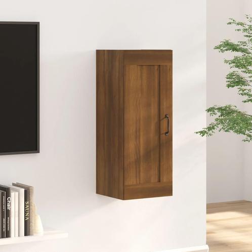 vidaXL Hangkast 35x34x90 cm bewerkt hout bruineikenkleurig, Huis en Inrichting, Kasten | Overige, Nieuw, Verzenden
