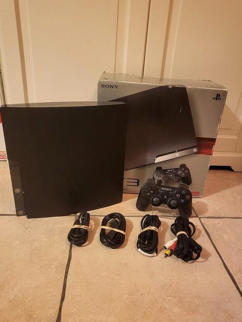 Playstation 3 Slim 250gb Boxed + Sony Controller, Games en Spelcomputers, Spelcomputers | Sony PlayStation 3, Zo goed als nieuw