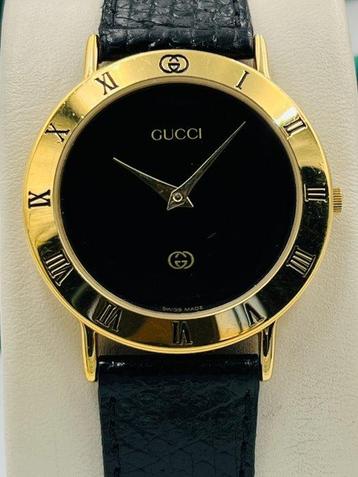 Gucci - 18K Gold Plated Dress Watch - Zonder Minimumprijs -