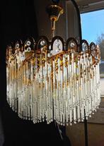 Plafondlamp - Messing, Kristal - Italiaanse kroonluchter