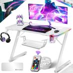 KESSER® Gaming tafel LED 100 cm x 60 cm | Z-vorm gamerbureau, Computers en Software, Verzenden, Nieuw
