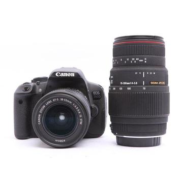 Canon EOS 700D + Canon EF-S 18-55mm f/3.5-5.6 is STM + Sigma