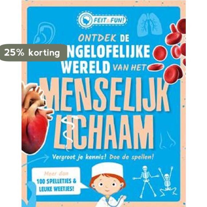 Menselijk lichaam - Feit & Fun 9789039628287, Boeken, Kunst en Cultuur | Beeldend, Gelezen, Verzenden