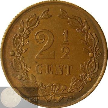 Pays-Bas. Willem III. 2 1/2 Cent 1881 KWALITEIT (Sans Prix