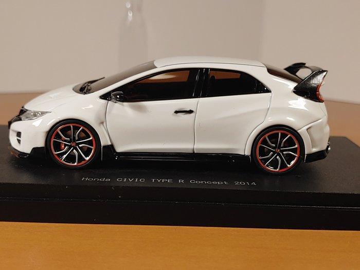 Ebbro 1:43 - Model raceauto - Honda CIVIC TYPE R Concept, Hobby en Vrije tijd, Modelauto's | 1:5 tot 1:12