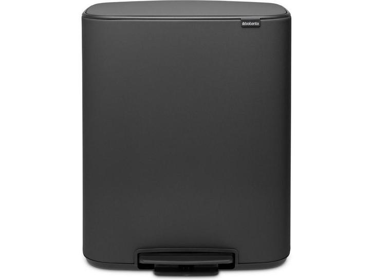 Brabantia Bo - Prullenbak - 60 l - Soft Touch - Mineral, Huis en Inrichting, Woonaccessoires | Overige, Zo goed als nieuw, Verzenden