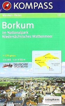 Kompass Karten, Borkum im Nationalpark Niedersächsisches..., Boeken, Overige Boeken, Gelezen, Verzenden