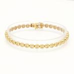 Armband - 18 karaat Geel goud Diamant (Natuurlijk), Handtassen en Accessoires, Armbanden, Nieuw