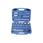 Doppenset 1/2 27-delig Metrisch (Handgereedschap), Auto diversen, Autogereedschap, Verzenden, Nieuw
