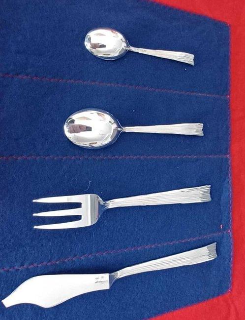 PORTOGHESI PAOLO X CLETO MUNARI - Bestekset (4) - Zilver -, Antiek en Kunst, Antiek | Zilver en Goud