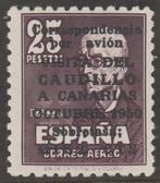 Espagne 1950 - Visite du Caudillo aux îles Canaries. 25, Timbres & Monnaies, Timbres | Europe | Espagne