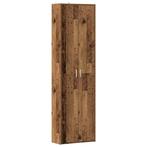 vidaXL Gangkast 55x25x189 cm bewerkt hout oud houtkleurig, Huis en Inrichting, Kasten | Kleerkasten, Verzenden, Nieuw