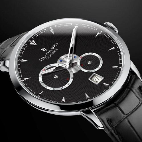 Tecnotempo - Automatic- Ingenious - Black Dial - Limited, Handtassen en Accessoires, Horloges | Heren