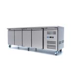 Koelwerkbank - 223 cm - 4 Deuren, Verzenden, Nieuw in verpakking, Koelen en Vriezen