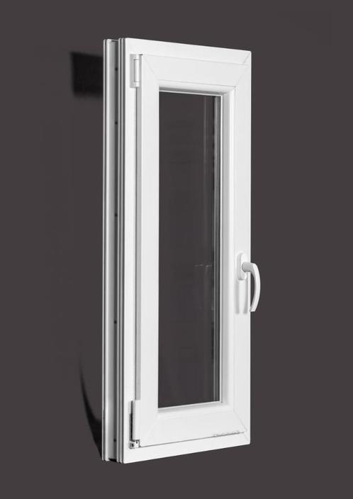 PVC raam draai kiep b50xh110 cm wit, Doe-het-zelf en Bouw, Glas en Ramen, Dubbelglas, Nieuw, Gevelraam of Ruit, 80 tot 120 cm