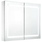 Spiegelkast met LED | OP = OP | Badkamer Make-up kast, Huis en Inrichting, Spiegelkast, Verzenden, Nieuw, 50 tot 100 cm