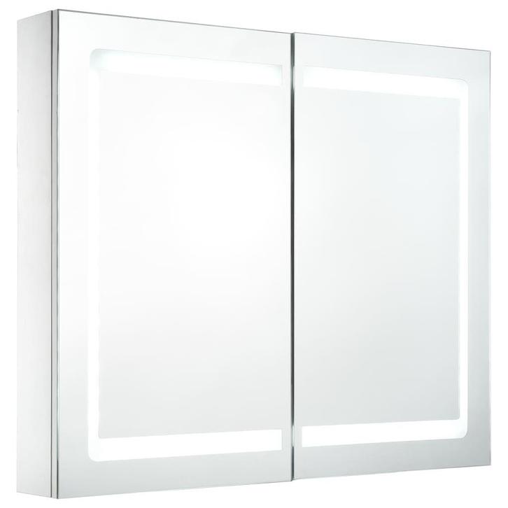 Spiegelkast met LED | OP = OP | Badkamer Make-up kast, Huis en Inrichting, Badkamer | Badkamermeubels, Minder dan 25 cm, Nieuw