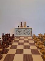 Schaakspel - Verzwaard Staunton schaakspel (4 dames) en