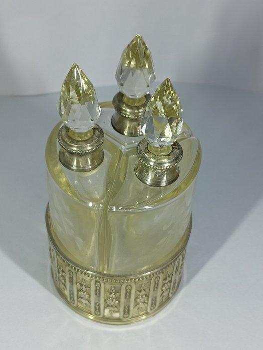 Gabert & Bibollet - Parfumfles - Zilver, Kristal - Franse, Antiek en Kunst, Antiek | Meubels | Stoelen en Sofa's