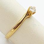 Ring - 18 karaat Geel goud - 0.15ct. tw. Diamant, Nieuw
