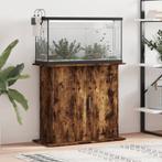 vidaXL Aquariumstandaard 81x36x73 cm bewerkt hout gerookt, Dieren en Toebehoren, Vissen | Aquaria en Toebehoren, Verzenden, Nieuw
