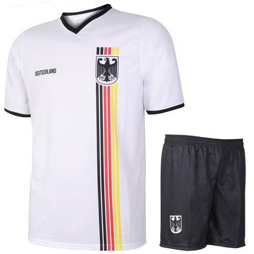 Kingdo Duitsland Voetbaltenue Thuis - Strepen Vlag - Kind en, Sport en Fitness, Voetbal, Bal, Nieuw, Verzenden