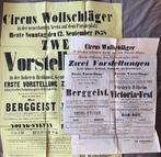 Circus Wollschlaeger - 2 seltene Circusplakate (2 rare, Antiek en Kunst