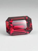 Zonder Minimumprijs Paars, Rood Granaat - 12.14 ct -, Nieuw