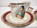 Porcelaine de Luxe, registré, Limoges - Kop en schotel (8) -