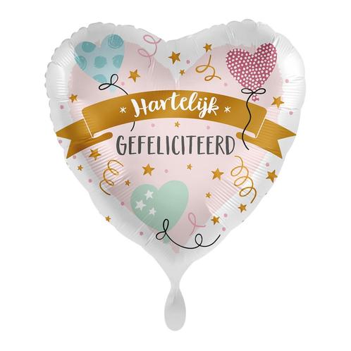 Hartelijk Gefeliciteerd Helium Ballon Leeg, Hobby & Loisirs créatifs, Articles de fête, Envoi