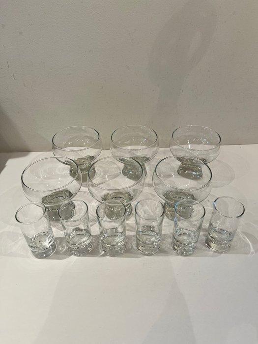 Kosta Boda - Goran warf - Walter Hickkman - Drinkglas (6) -, Antiek en Kunst, Antiek | Meubels | Stoelen en Sofa's