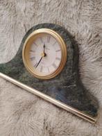 Bureauklok - Marmer, Glas - 1970-1980