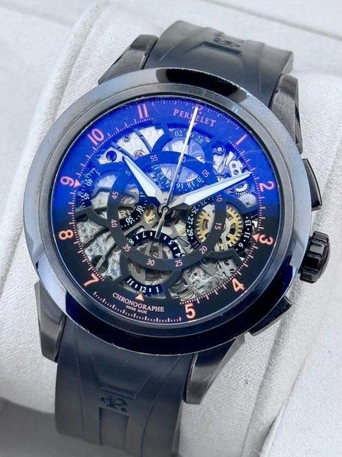 Perrelet - Skeleton Chronograph Automatic Sports Casual -, Handtassen en Accessoires, Horloges | Heren