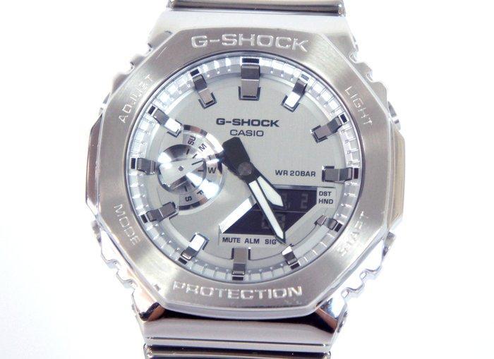 Casio - G-Shock Fine Metallic 2100 - Sans prix de réserve -, Handtassen en Accessoires, Horloges | Heren