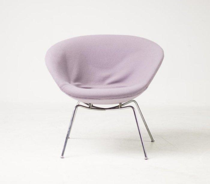 Arne Jacobsen - Lounge stoel - Pot chair - Wol, Aluminium -, Antiquités & Art, Antiquités | Meubles | Chaises & Canapés
