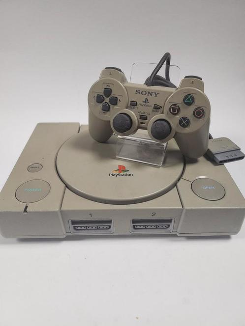 Playstation 1 + 1 Sony  Controller, Games en Spelcomputers, Spelcomputers | Sony PlayStation 1, Zo goed als nieuw, Ophalen of Verzenden