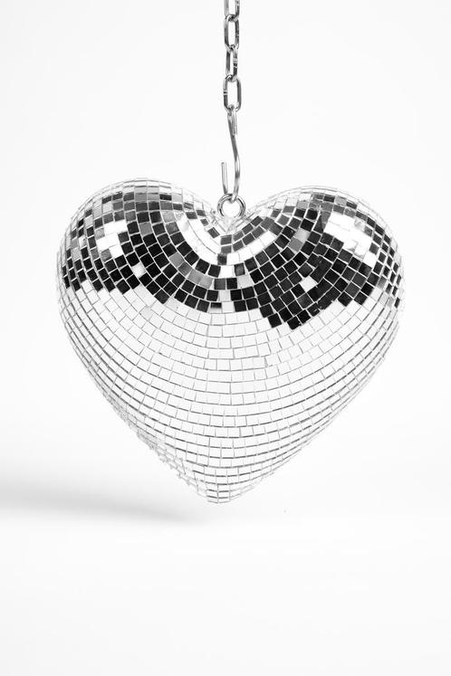Hart Spiegeltjes Zilver Hartje Liefde Raamhanger Trouwdecora, Hobby en Vrije tijd, Feestartikelen, Nieuw, Ophalen of Verzenden