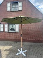 Nieuwe parasol 3m met voet, Jardin & Terrasse, Parasols, Stokparasol, Ophalen