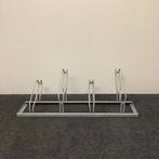 Fietsenrek voor 4 fietsen (bxd) 150x38 cm, metaal, Gebruikt