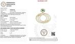Hanger - 14 karaat Geel goud - 1.50ct. tw. Smaragd - Diamant