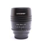 Lensbaby Velvet 85 85mm F/1.8 Macro Fuji X (**zie